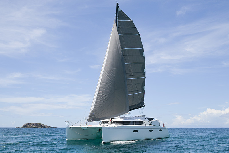 The Blu Bi U is an elegantly designed yacht, with clean lines.