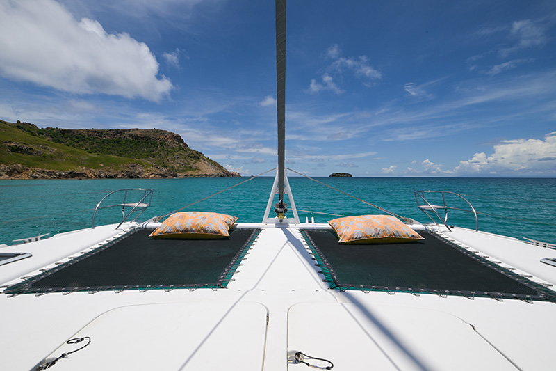 The Blu Bi U is an elegantly designed yacht, with clean lines.