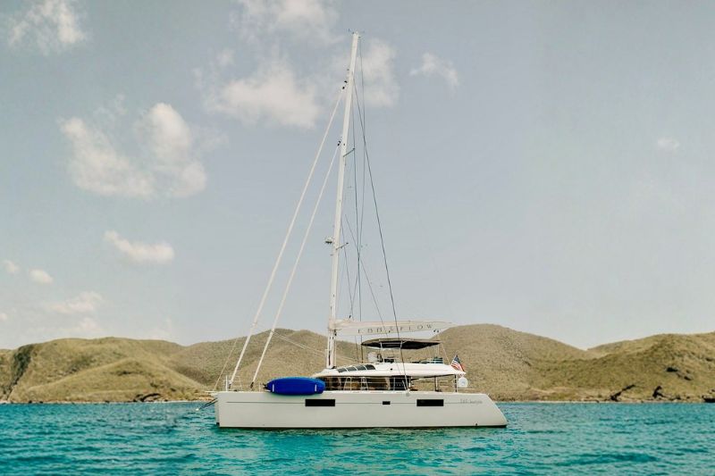 The Blu Bi U is an elegantly designed yacht, with clean lines.