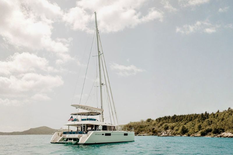 The Blu Bi U is an elegantly designed yacht, with clean lines.