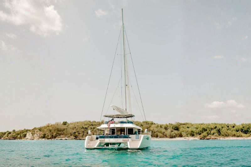The Blu Bi U is an elegantly designed yacht, with clean lines.